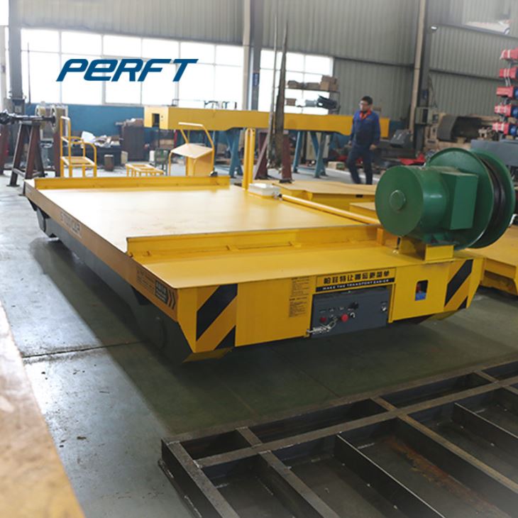 Plate-forme ferroviaire pour enrouleur de câble
