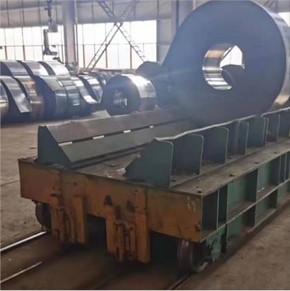 Chariot de transfert de rail de 50 tonnes pour le transport de bobine